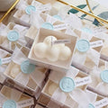 Treela 24 Sets Cloud Tealight Candles Party Favors, Elegant, White by Treela