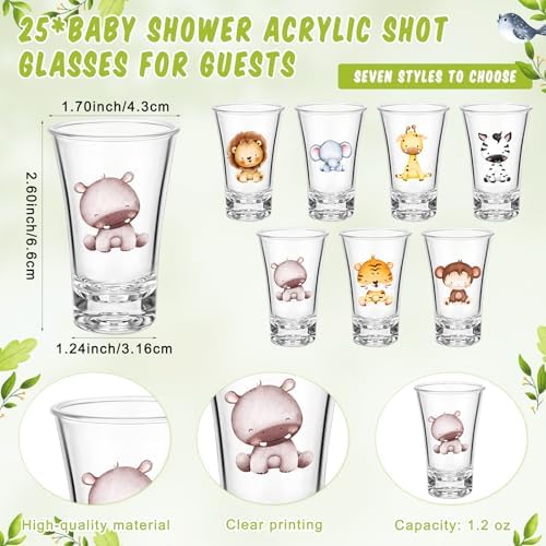 Pickmesh 25 Sets Safari Baby Shower Favors for Guests - Image 2