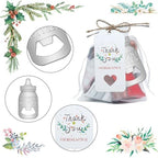 30Pcs Popping Bottle Openers Baby Shower Party Favors for Guests, Cute Bottle Opener Souvenirs with Organza Bags and Thank You Tags Burlap Twines for Wedding Birthday Party Favors (Sliver) - Image 2