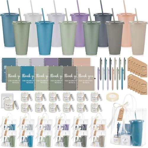 Nuogo 12 Sets New Parent Shower Prizes, Light Morandi Color, Classic Style by Nuogo