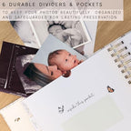 Baby Memory Book for Boy or Girl - First 5 Year Keepsake Album from Pregnancy to Age Five - Baby Book to Record Baby's Milestones and Photos - 1st Gender Neutral Photo Books for Newborn Babies - Image 5