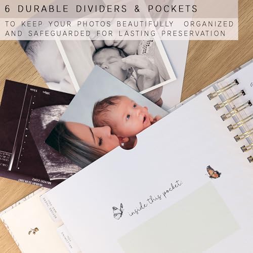 Baby Memory Book for Boy or Girl - First 5 Year Keepsake Album from Pregnancy to Age Five - Baby Book to Record Baby's Milestones and Photos - 1st Gender Neutral Photo Books for Newborn Babies - Image 5