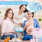 CHENGU 100 Pcs Baby Shower Pacifiers Necklace Bulk,Blue - Image 6