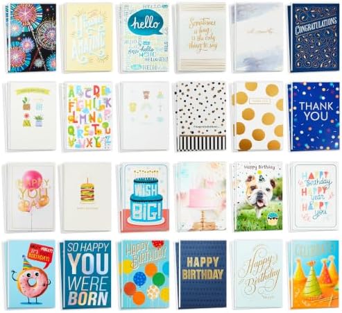Hallmark All Occasion Cards, Assorted 48-Pack with Organizer Box (Dots) - Image 3