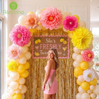 Alecono 9 Pcs Giant Paper Flowers Decorations for Wall (24", 20", 14") - Image 6