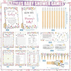 Funnymoom 426 Pcs Baby Shower Games Wildflower Girl, 8 Game Activities - Image 4