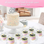Thenshop 50 Pcs Clear Cupcake Boxes Individual 3.5 Inch, White - Image 4