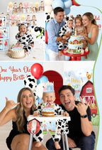 Farm First Birthday Decorations for Boy,Serves 25 Guests - Image 7