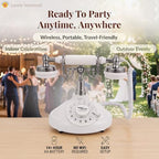 Audio Guest Book, Voicemail Phone Guestbook, White Rotary - Image 3