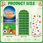 3Pcs Sports Themed Arch Backdrop Cover Multi-Sport Star Party Decorations - Image 2
