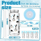 24 Pcs Penguin Birthday Party Favors Gift Cups Bulk 14 oz - Image 2