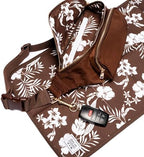 Ditty Co. Small Diaper Bag - Portable Changing Pad - Crossbody Bags For Women - Baby Wipe Holder - Baby Travel Essentials (Chocolate Brown) - Image 3