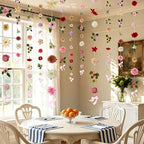 Livole 6Pcs 36Ft Wildflower Garland with Bow Hanging Flower Wall Backdrop - Image 6