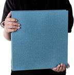 Super Large Photo Album Self Adhesive Scrapbook Album for 4×6 5×7 8×10 10×12 or Bigger Pictures DIY Magnetic Linen Cover Album 80Sheets/160Pages DIY Photo Album(Sky Blue) - Image 5