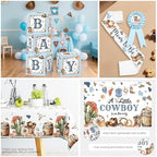 Cocomigo Cowboy Baby Shower Decorations, All-in-1 Party Set Serves 25 - Image 6