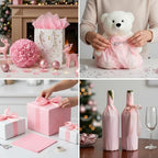 500 Sheets Light Pink Tissue Paper 20 x 30 Inch for Fall Floral Packaging - Image 5