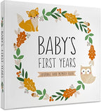 Keepsake Baby Memory Book for Baby Boy or Girl – Timeless Gender Neutral Baby Journal Scrapbook Photo Album for First 5 Years – Milestone Book to Record Every Event from Birth to Age 5 by PonderingPine