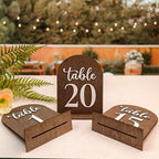 Wedding Table Numbers 1-20, Wood Table Numbers For Wedding Reception 1-20 by Woodamore
