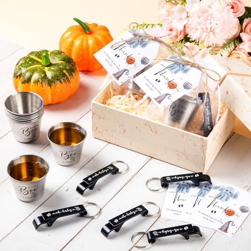 Vesici 50 Set Baby Shower Party Favor Halloween Shot Glasses Bottle Openers - Image 6