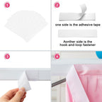 Table Skirt Rainbow Unicorn 9ft Ruffle Rectangle Tablecloth for Birthday Party Baby Shower Parties Decorations - Image 4