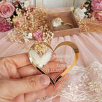 Gold Heart Magnet Wedding Favor, Set of 20, Party Favors for Attendee - Image 4