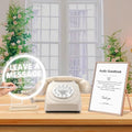 Audio Guest Book Phone with Neon Table Sign for Wedding Party Birthdays Rentals Confessions Special Occasions (Beige) by Unknown