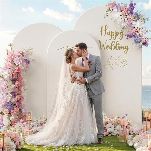 Arch Covers Set of 3(7.2FT+6.6FT+6FT), Arch Backdrop Stand Cover - Image 3