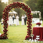 Auihiay 104PCS Burgundy Roses, Faux Roses, Artificial Flowers Roses - Image 6