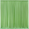 Sage Green Backdrop Curtain 8 Panels-Wrinkle-Free Green Curtains Polyester Photography Drapes for Baby Shower Birthday Party Photo Background Backdrop Stand- 32 X10FT (Sage Green) by WishCare