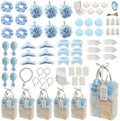 74PCS Jewelry Box Kit Baby Shower Party Favors for Game Winners(Blue) by Unknown