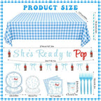 178 Pcs Shes Ready to Pop Baby Shower Decorations Retro Soda Party Decor - Image 2