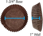 CybrTrayd No.9D Glassine Paper Approximately 17,500 Pieces – 1-3/4” Base, 1” Wall Candy Cups, Brown - Image 3