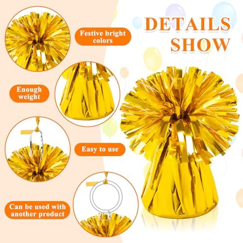 24 PCS Balloon Weights Metallic Anchor, Balloon Holder Heavy Weights - Image 3