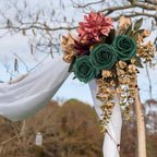 Artificial Flowers Realistic Roses, Real Looking Fake Roses with Stem for DIY Wedding Bouquets Centerpieces Bridal Shower Party Home Romantic Decorations (Peacock Green, Regular 3" - 200pcs) - Image 7