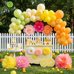 Alecono 9 Pcs Giant Paper Flowers Decorations for Wall (24", 20", 14") - Image 2