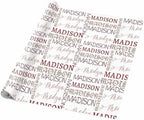 AOFUN Personalized Wrapping Paper Wrapping Paper Birthday Multi Color Custom Gift Tissue Paper Valentine'S Wrapping Paper Personalized Gift Wrap Paper 5 Rolls 58" x 23" - Image 5