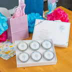 Premium Baptism Favors for Boys | Unique Christening Favors with Soy Wax Candle | First Communion Favors | Christian Party Favors Gift Set for Guests | 6-Pack Blessings Candle Set - Image 3