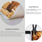YongFoto Bakery Baking Backdrop 20x10ft Bread Basket Vintage Wood Wall Photography Background Baby Shower Birthday Party Banner Baby Baker Portrait Photoshoot Wallpaper Photo Studio Booth Props - Image 4