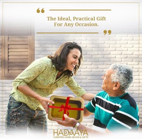 Pack of 2 Gold Rectangular Cookie Tins Container With Clear Lid, Multipurpose Tin Box, Festive Tin Box for Gift Giving, Cookies, Stationery & More - 7.25 x 5.25 x 2.25 Inches - Image 7