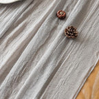 6Pcs Grey Cheesecloth Table Runner 120 Inches for Party Home Decorations - Image 4
