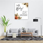 Andaz Press Custom Large Baby Shower Welcome Sign, 16" x 20", Burnt Orange Florals Arch Personalized Canvas Welcome Sign, Gender-Neutral Canvas Sign for Baby Sprinkle, Fall Baby Shower Decorations - Image 3