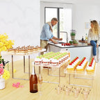 Bakzon 3 Pieces Cupcake Stand Holder, Clear Acrylic Dessert Table Display Set with Iron Support Legs for Birthday Candy Bar Décor Weddings, Parties Events - Image 7