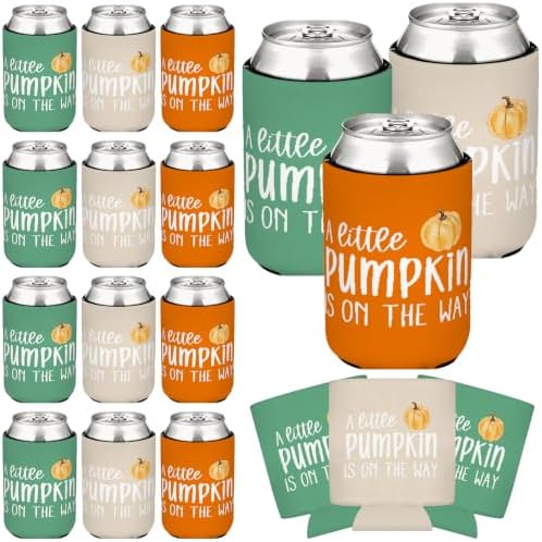 24 Pcs A Little Pumpkin is On the Way Cup Sleeves Bulk by Unknown