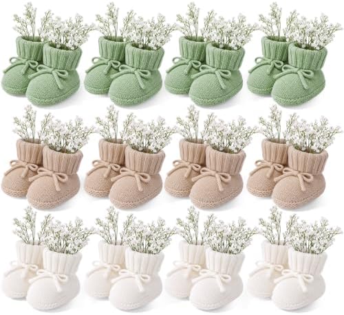 6 Set Neutral Gender Reveal Baby Shower Table Centerpieces Decor by Unknown