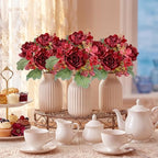 12 Bundles Peonies Artificial Flowers & Pack of 8 Baby Shower Centerpieces for Tables - Image 6