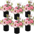 Birthday Flowers Table Centerpieces, Hot Pink & Rose Gold by DIYDOFUN