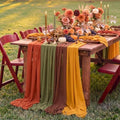 12 Pcs Thanksgiving Fall Party Decorations Boho Table Runner by Unknown