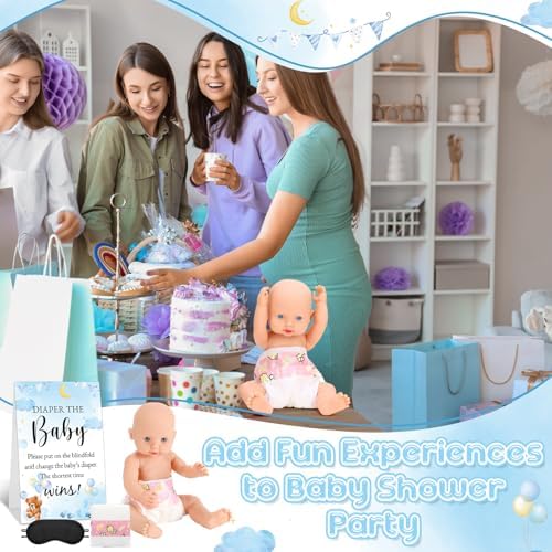 37 Pcs Baby Shower Diaper Changing Game Supplies, Playful - Image 6