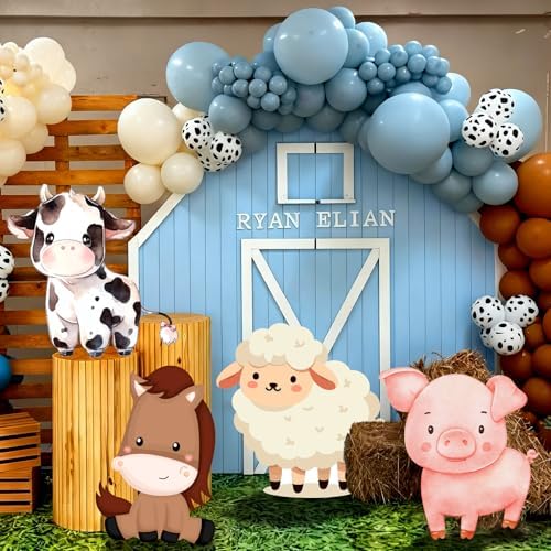 Gemscream 4 Pcs Large Farm Animals Decorations - Image 5
