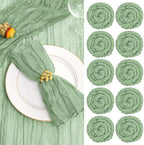 fani 60 Pack Gauze Cheesecloth Napkins, 20 x 20 in, Sage Green by fani
